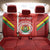 Custom Bolivia Football Back Car Seat Cover 2024 Vamos La Verde - Red - Wonder Print Shop