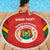 Custom Bolivia Football Beach Blanket 2024 Vamos La Verde - Red - Wonder Print Shop