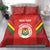 Custom Bolivia Football Bedding Set 2024 Vamos La Verde - Red - Wonder Print Shop