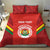 Custom Bolivia Football Bedding Set 2024 Vamos La Verde - Red - Wonder Print Shop