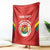 Custom Bolivia Football Blanket 2024 Vamos La Verde - Red