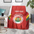 Custom Bolivia Football Blanket 2024 Vamos La Verde - Red