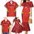 Custom Bolivia Football Family Matching Mermaid Dress and Hawaiian Shirt 2024 Vamos La Verde - Red - Wonder Print Shop