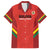 Custom Bolivia Football Family Matching Puletasi and Hawaiian Shirt 2024 Vamos La Verde - Red - Wonder Print Shop