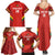 Custom Bolivia Football Family Matching Summer Maxi Dress and Hawaiian Shirt 2024 Vamos La Verde - Red - Wonder Print Shop