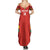 Custom Bolivia Football Family Matching Summer Maxi Dress and Hawaiian Shirt 2024 Vamos La Verde - Red - Wonder Print Shop