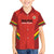 Custom Bolivia Football Family Matching Summer Maxi Dress and Hawaiian Shirt 2024 Vamos La Verde - Red - Wonder Print Shop