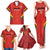 Custom Bolivia Football Family Matching Tank Maxi Dress and Hawaiian Shirt 2024 Vamos La Verde - Red - Wonder Print Shop