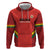 Custom Bolivia Football Hoodie 2024 Vamos La Verde - Red - Wonder Print Shop