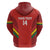 Custom Bolivia Football Hoodie 2024 Vamos La Verde - Red - Wonder Print Shop