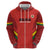 Custom Bolivia Football Hoodie 2024 Vamos La Verde - Red - Wonder Print Shop