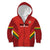 Custom Bolivia Football Kid Hoodie 2024 Vamos La Verde - Red - Wonder Print Shop