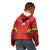 Custom Bolivia Football Kid Hoodie 2024 Vamos La Verde - Red - Wonder Print Shop