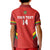 Custom Bolivia Football Kid Polo Shirt 2024 Vamos La Verde - Red - Wonder Print Shop