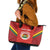 Custom Bolivia Football Leather Tote Bag 2024 Vamos La Verde - Red - Wonder Print Shop