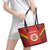 Custom Bolivia Football Leather Tote Bag 2024 Vamos La Verde - Red - Wonder Print Shop