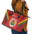 Custom Bolivia Football Leather Tote Bag 2024 Vamos La Verde - Red - Wonder Print Shop