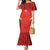 Custom Bolivia Football Mermaid Dress 2024 Vamos La Verde - Red - Wonder Print Shop