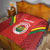 Custom Bolivia Football Quilt 2024 Vamos La Verde - Red