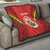 Custom Bolivia Football Quilt 2024 Vamos La Verde - Red