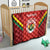 Custom Bolivia Football Quilt 2024 Vamos La Verde - Red