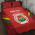 Custom Bolivia Football Quilt Bed Set 2024 Vamos La Verde - Red - Wonder Print Shop