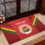 Custom Bolivia Football Rubber Doormat 2024 Vamos La Verde - Red - Wonder Print Shop