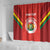 Custom Bolivia Football Shower Curtain 2024 Vamos La Verde - Red