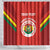 Custom Bolivia Football Shower Curtain 2024 Vamos La Verde - Red