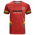 Custom Bolivia Football T Shirt 2024 Vamos La Verde - Red - Wonder Print Shop