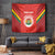 Custom Bolivia Football Tapestry 2024 Vamos La Verde - Red