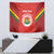 Custom Bolivia Football Tapestry 2024 Vamos La Verde - Red