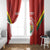 Custom Bolivia Football Window Curtain 2024 Vamos La Verde - Red - Wonder Print Shop