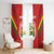 Custom Bolivia Football Window Curtain 2024 Vamos La Verde - Red - Wonder Print Shop