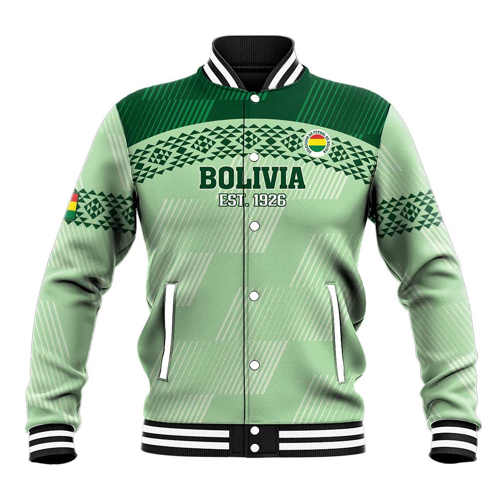 Custom La Verde Bolivia Football Baseball Jacket Est 1926 Newest Version - Wonder Print Shop