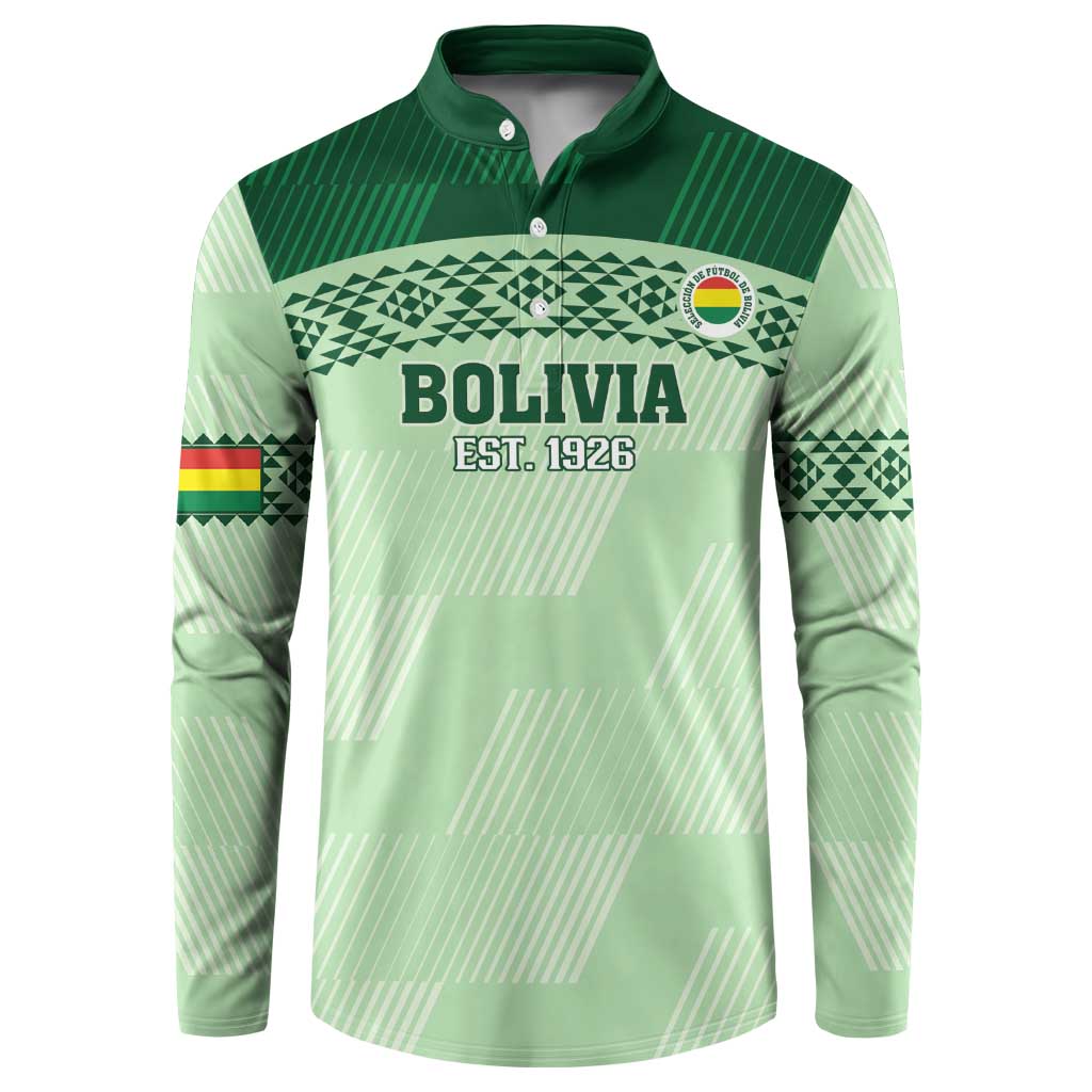 Custom La Verde Bolivia Football Button Sweatshirt Est 1926 Newest Version - Wonder Print Shop