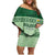 Custom La Verde Bolivia Football Family Matching Off Shoulder Short Dress and Hawaiian Shirt Est 1926 Newest Version - Wonder Print Shop