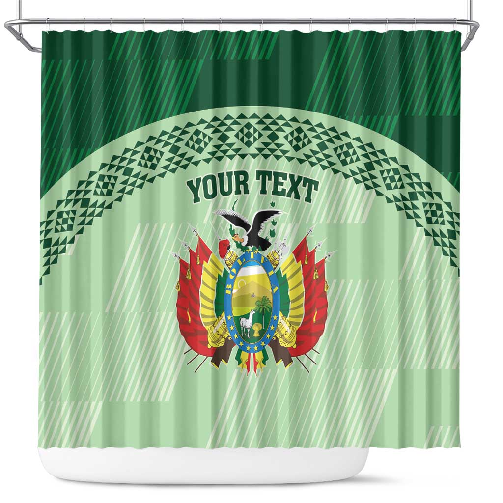 Custom La Verde Bolivia Football Shower Curtain Est 1926 Newest Version