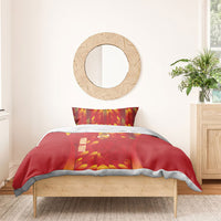 Custom Spain Rugby 2026 Bedding Set Vamos Los Leones Red Version