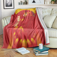 Custom Spain Rugby 2026 Blanket Vamos Los Leones Red Version