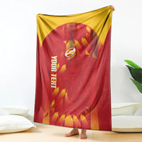 Custom Spain Rugby 2026 Blanket Vamos Los Leones Red Version