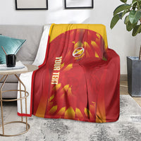 Custom Spain Rugby 2026 Blanket Vamos Los Leones Red Version