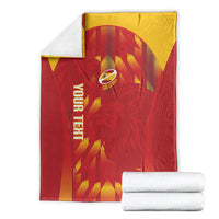 Custom Spain Rugby 2026 Blanket Vamos Los Leones Red Version