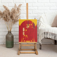 Custom Spain Rugby 2026 Canvas Wall Art Vamos Los Leones Red Version