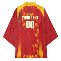 Custom Spain Rugby 2026 Kimono Vamos Los Leones Red Version