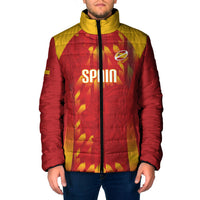 Custom Spain Rugby 2026 Padded Jacket Vamos Los Leones Red Version
