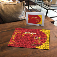 Custom Spain Rugby 2026 Puzzle Vamos Los Leones Red Version