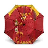 Custom Spain Rugby 2026 Umbrella Vamos Los Leones Red Version