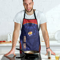 Custom Spain Rugby 2026 Apron Vamos Los Leones Blue Version