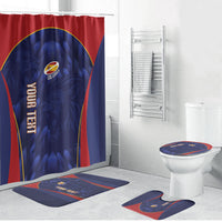 Custom Spain Rugby 2026 Bathroom Set Vamos Los Leones Blue Version